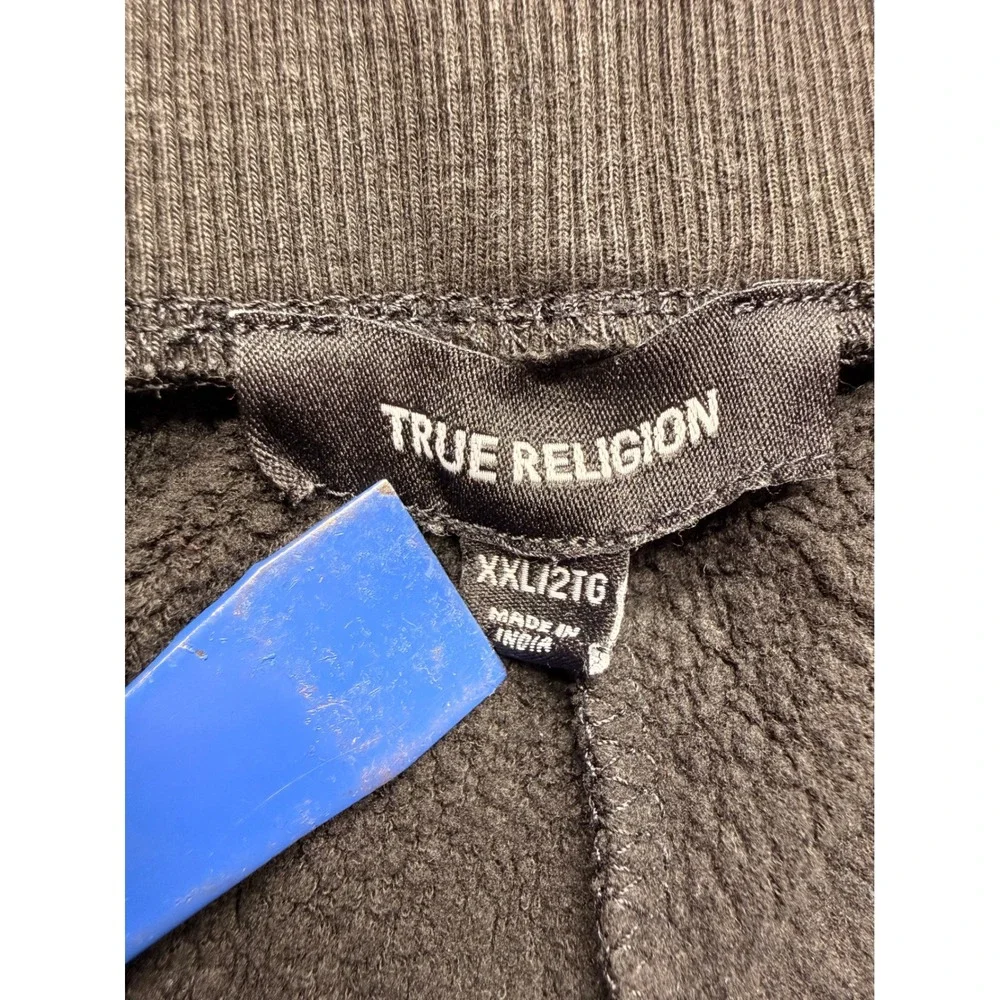 True Religion Mens XXL Black Love Is Universal Spring 2020 Jogger Sweatpants